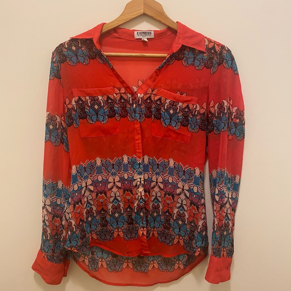 EXPRESS Portofino slim fit shirt